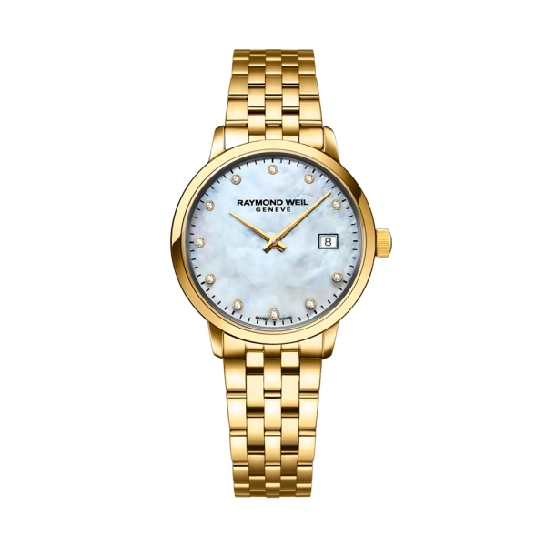 Raymond Weil Toccata 29mm Yellow PVD Bracelet Watch 5985-P-97081