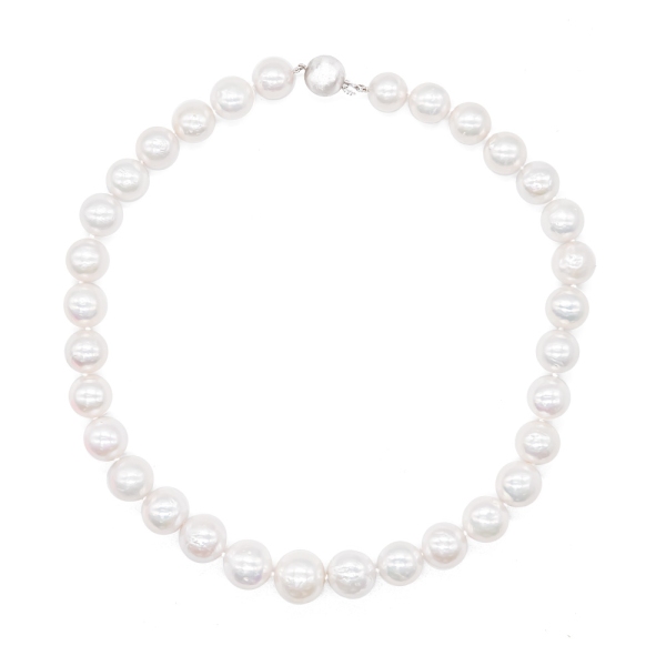 Silver Freshwater Cultured Pearl Graduating Strand 16"