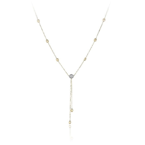 Chimento Armillas Acqua 18ct Yellow Gold Diamond Set Necklace