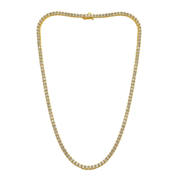 Carat* Silver and Gold Plated Prudence Necklace CN925Y-PRUD-W3-M