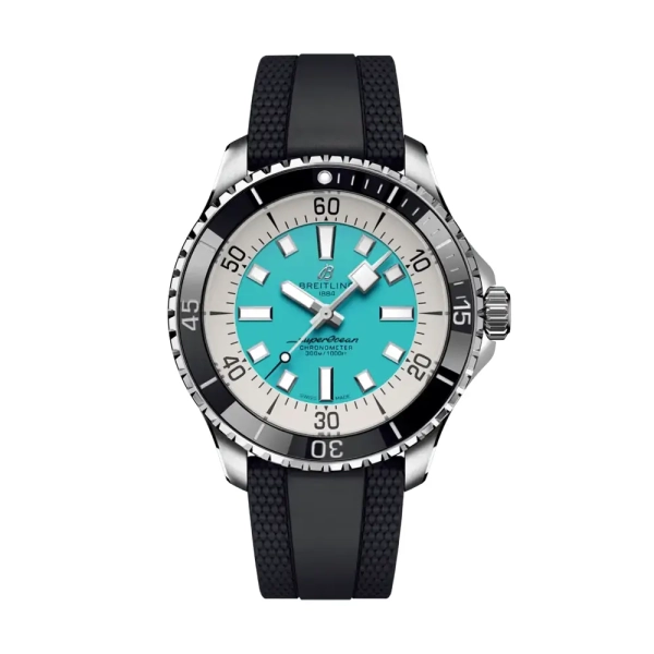 Breitling Superocean III Automatic 44 Turquoise Dial Bracelet Watch A17376211L2S1