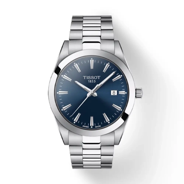 Tissot Gentleman Blue Dial Bracelet Watch T1274101104100