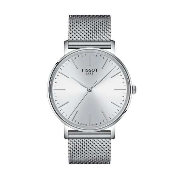 Tissot Mens Silver Quartz Bracelet Watch T1434101101100