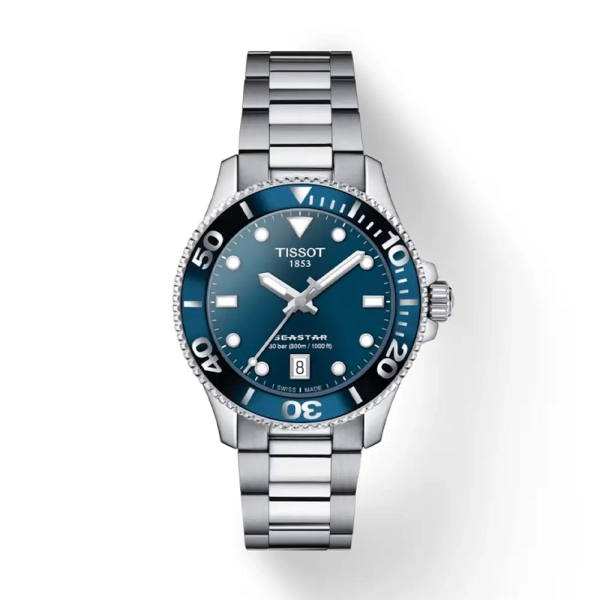 Tissot Seastar 1000 36mm Blue Dial Bracelet Watch T1202101104100