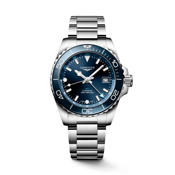 LONGINES Hydroconquest GMT 41mm Automatic Watch L3.790.4.96.6