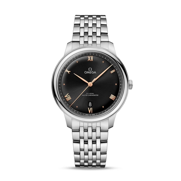 OMEGA De Ville Prestige Co Axial 40mm Black Dial Bracelet Watch 43410402001001