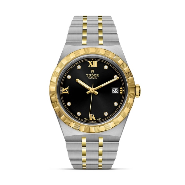 TUDOR Royal Steel and Gold 38mm Watch M28503-0004