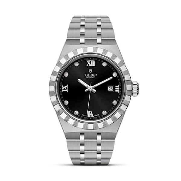 TUDOR Royal Black Diamond Dial 28mm Automatic Watch M28300-0004