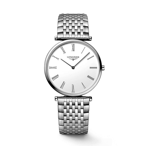 Longines La Grande Classique White 38mm Bracelet Watch L4.918.4.11.6