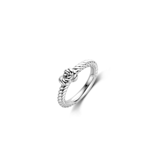 Ti Sento Silver Knot Effect Ring 12278ST/54