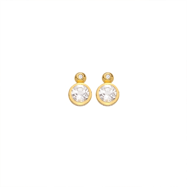 Hot Diamonds X Gemstones White Topaz Stud Earrings DE774