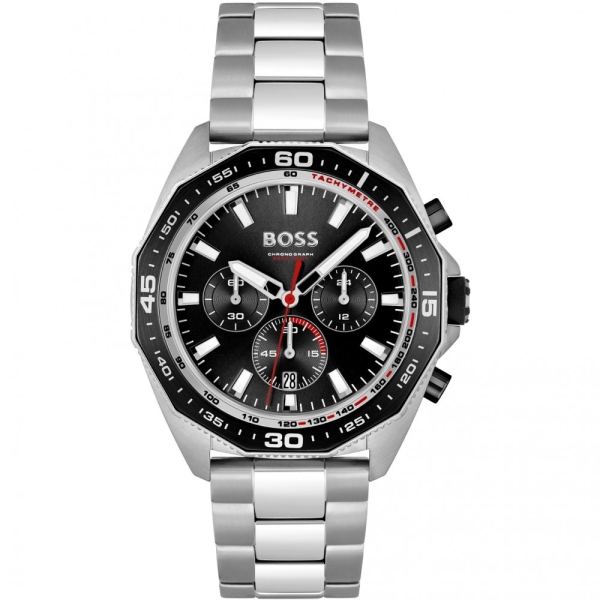 BOSS Energy Black Chronograph Bracelet Watch 1513971