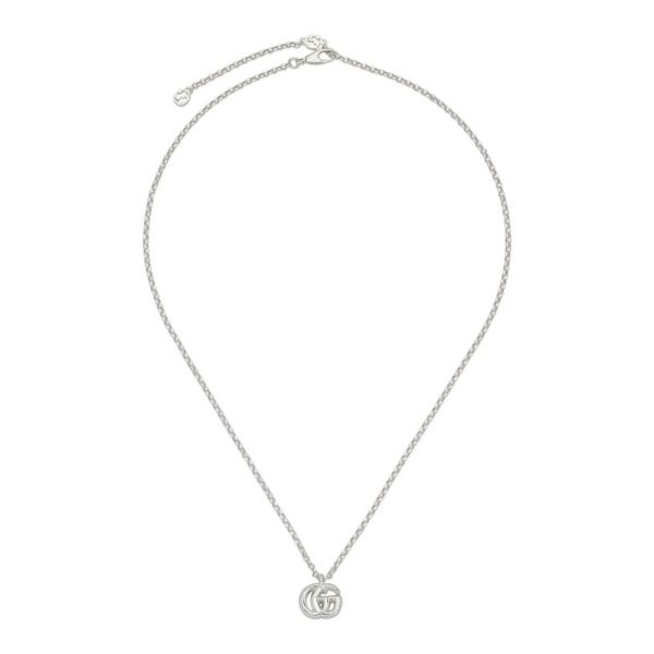 Gucci GG Marmont Silver Necklace 42cms YBB77072400100U