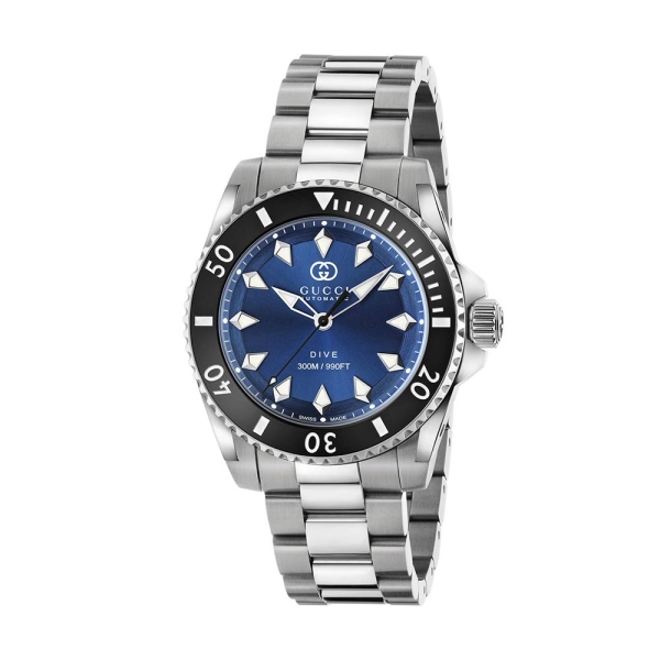 GUCCI Diver 40m Blue Dial Automatic Watch YA136362