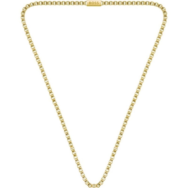 Hugo Boss Gents Gold Plated Stainless Steel Chain 1580291