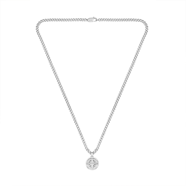  Boss Steel Chain with Compass Pendant 24" 1580544