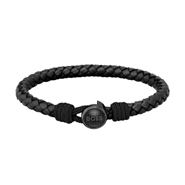 BOSS Black Braided Bracelet 1580468M