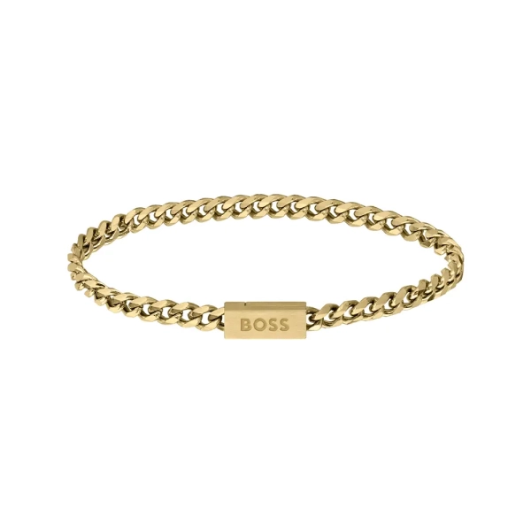 BOSS Chain For Him Gold Plated Bracelet 1580172M
