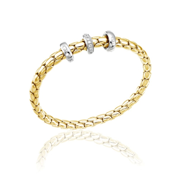 Chimento 18ct Diamond Stretch Spring Bracelet 1B00958B12180