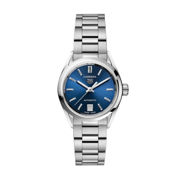 TAG Heuer Carrera Blue 29mm Ladies Bracelet Watch WBN2411.BA0621