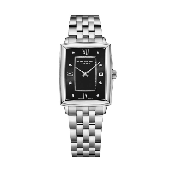 Raymond Weil Toccata Black Diamond Dial Bracelet Watch 5925-ST-00295