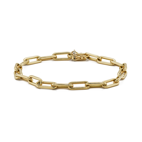 Pre-Owned 18ct Yellow Gold Fancy Link Bracelet