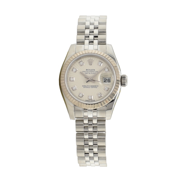 Pre-Owned Rolex Steel and White Gold Lady Datejust 26mm 179174