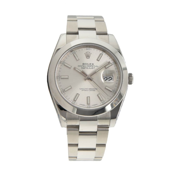 Pre-Owned Rolex Datejust 41mm Oyster Steel Watch M126300-0003
