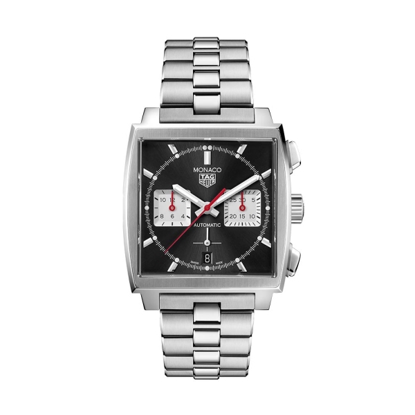 TAG Heuer Monaco 39mm Chronograph Bracelet Watch CBL2113.BA0644