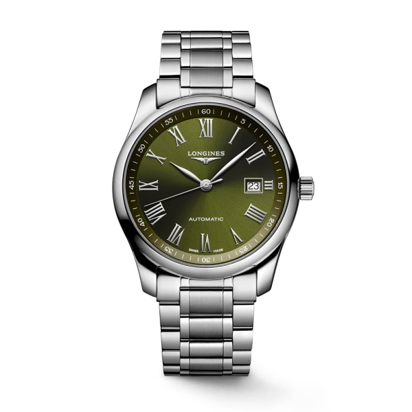 LONGINES Master Green Automatic Bracelet Watch  L2.793.4.09.6