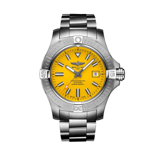 Breitling Avenger Automatic 45 Seawolf Yellow Dial A17319101I1A1