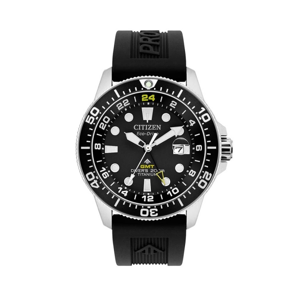 Citizen Promaster Titanium Black Dial Black Strap Watch BJ7110-03F