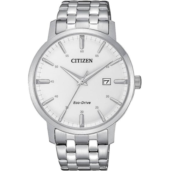 Citizen Eco Drive Silver Dial Bracelet Watch BM7460-88H