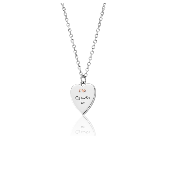 Clogau Silver & 9ct Gold Tree of Life Insignia Heart Pendant - 3SCSHLP
