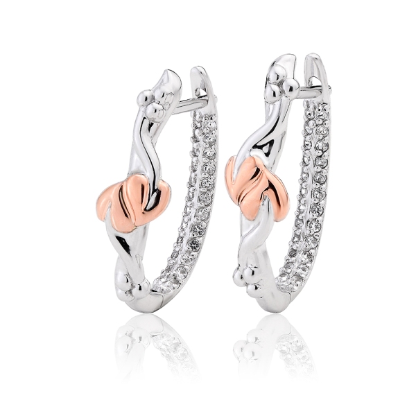 Clogau Silver Tree of Life Earrings 3STOLHHE 