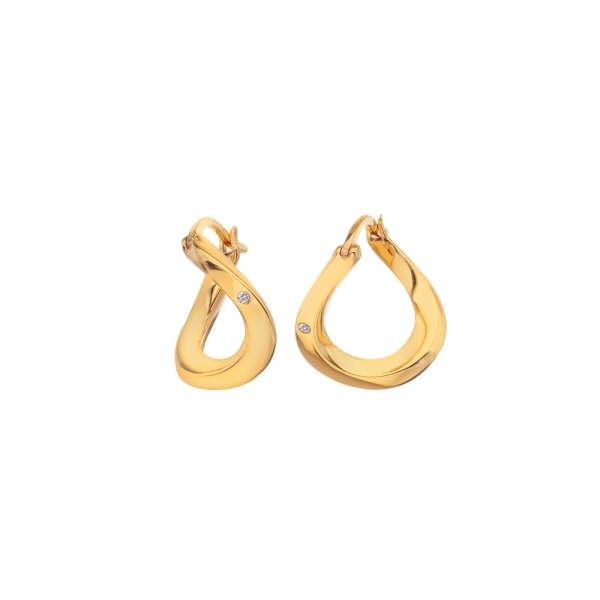 Hot Diamonds Jac Jossa Soul Twist Earrings DE660