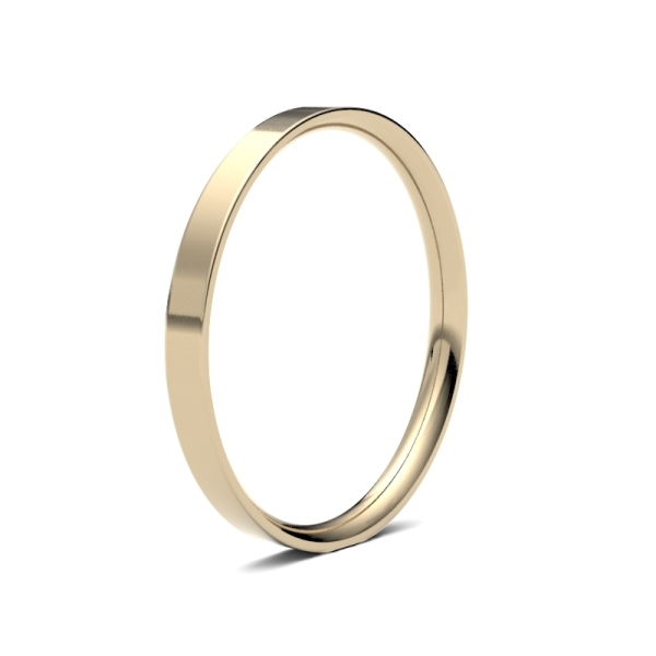 Flat Court Wedding Ring