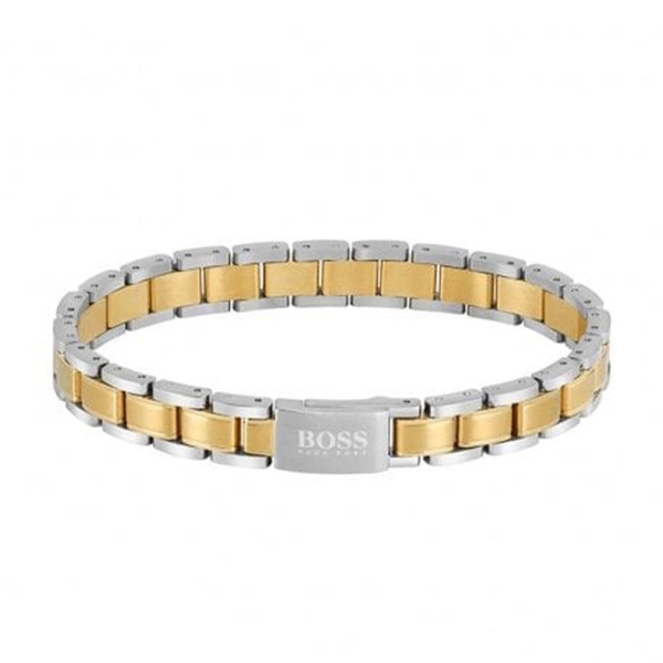 Hugo Boss Essentials Two Tone Steel Link Bracelet 1580195