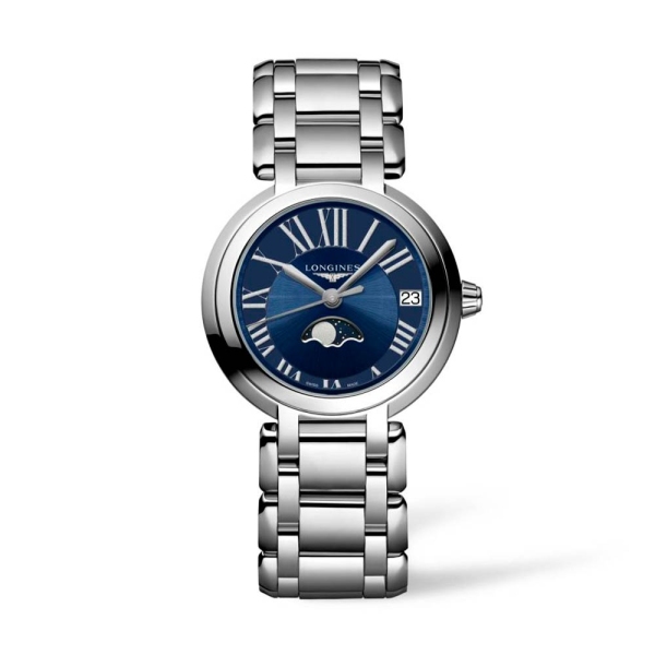 LONGINES Primaluna Moonphase Blue Dial Bracelet Watch L8.115.4.91.6