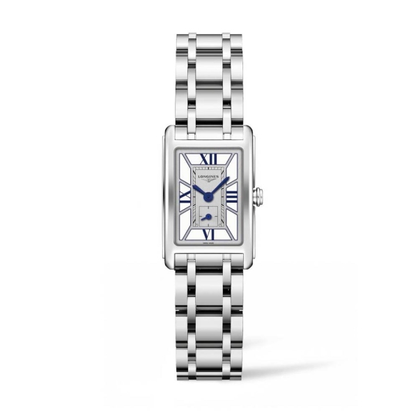 LONGINES Dolce Vita Silver Rectangle Case Bracelet Watch L5.255.4.75.6