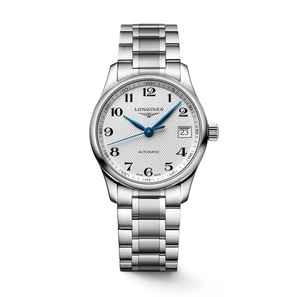 LONGINES Master 34mm Silver Dial Bracelet Watch L2.357.4.78.6