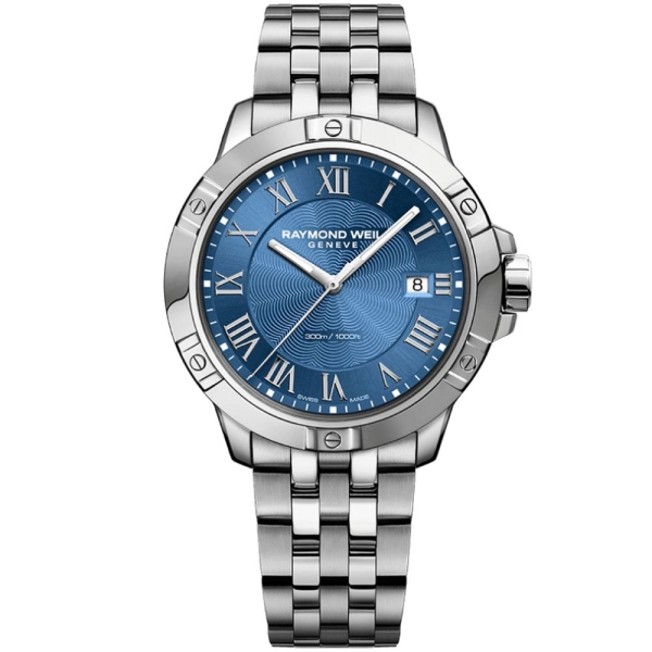 Raymond Weil Tango Quartz Blue Dial Bracelet Watch 8160-ST-00508