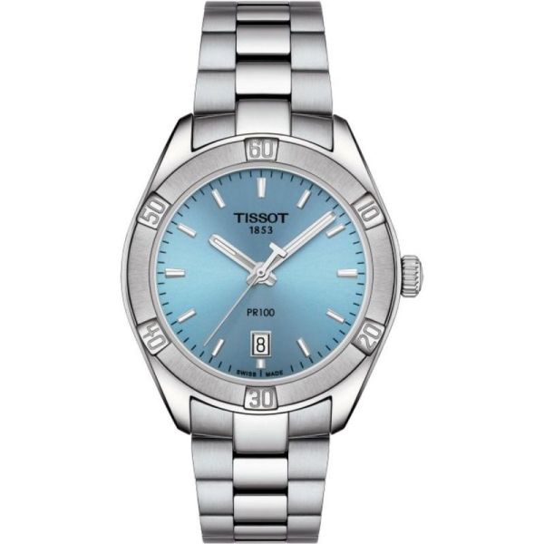 Tissot PR100 Lady Sport Chic Blue Dial Bracelet Watch T1019101135100