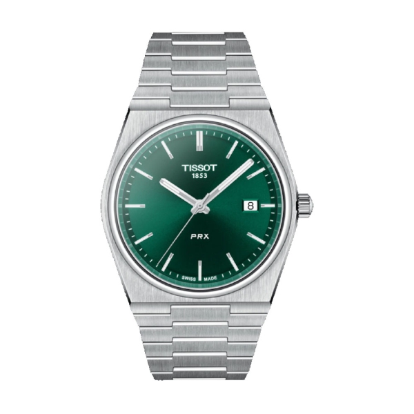 Tissot PRX Quartz Green Dial Bracelet Watch T1374101109100