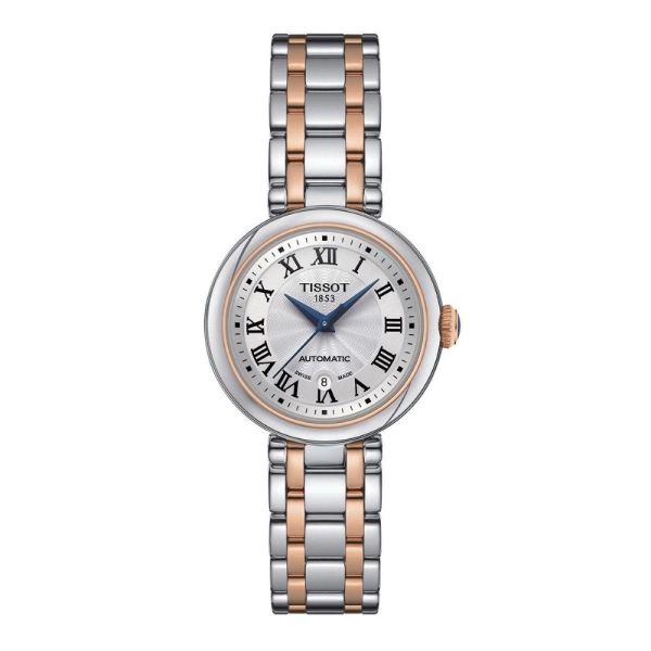 Tissot Steel and Rose Bellissima Silver Dial T1262072201300