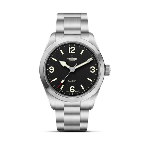 TUDOR Ranger 39mm Black Dial Bracelet Watch M79950-0001
