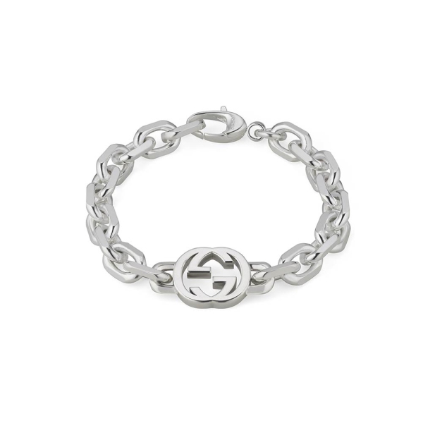 Gucci Silver Interlocking G Bracelet YBA627068002