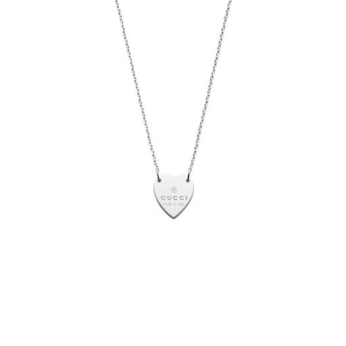 Gucci Blind for Love Sterling Silver Heart Necklace - ShopStyle